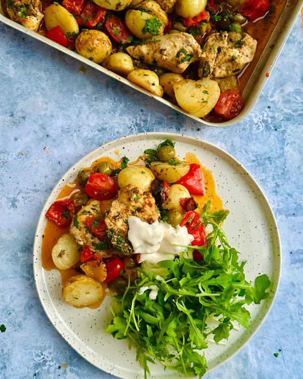 Nduja Spatchcock Chicken Traybake